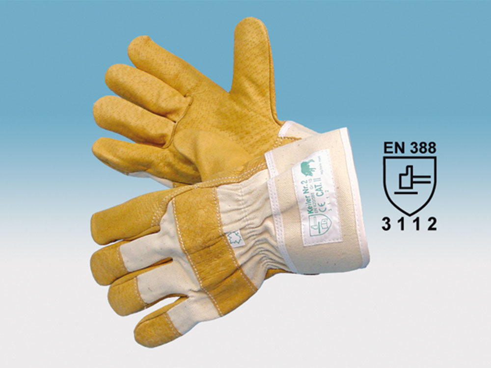 Keiler Nr. 1 Schweinsnarbenlederhandschuh