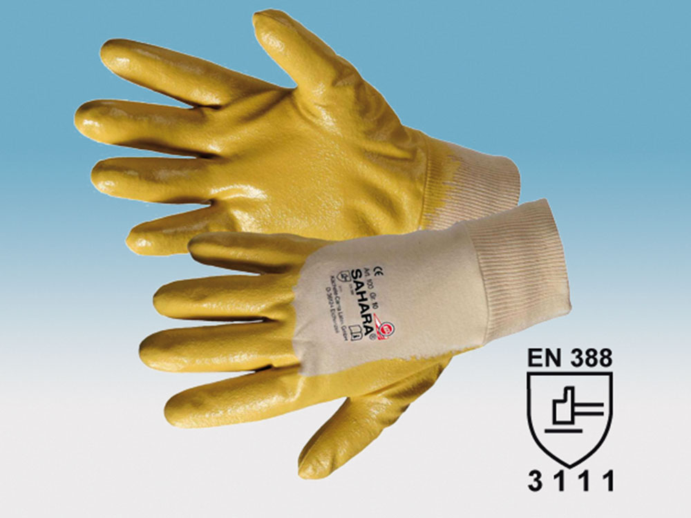 Nitrilkautschuk Handschuh, Modell SAHARA