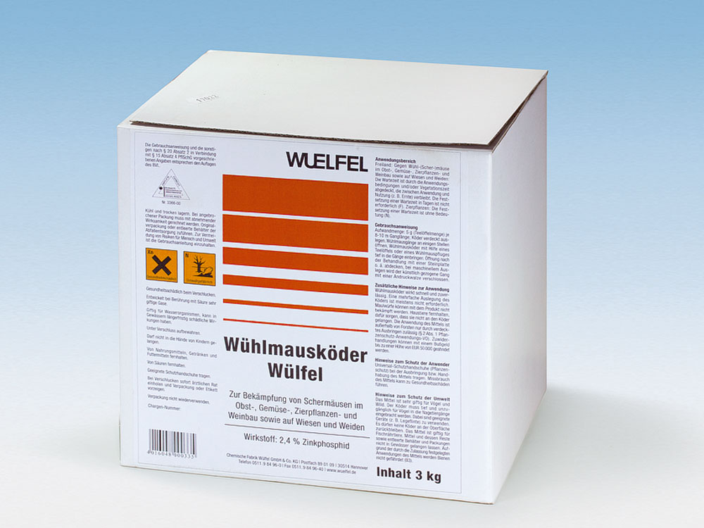 Wühlmausköder Wülfel 3 kg