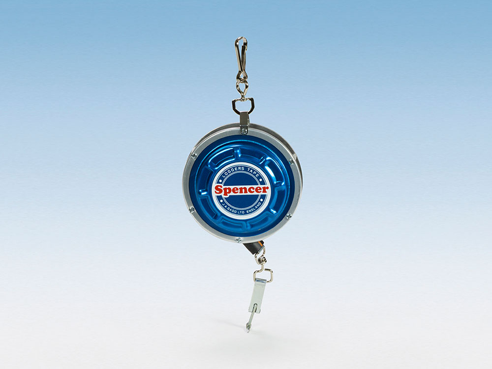 Spencer Maßband mit Klapphaken (A) oder Scherenhaken (B)