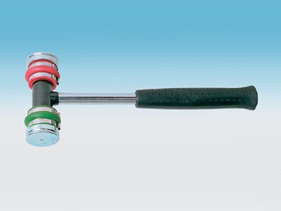UNImatic®-Einschlag-Doppelhammer UNImatic® Hammer mit beidseitigem Aufnahmekopf für Kunststoff- Plät